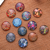 Fashion Mixed Style Round Glass Cabochon Dome Cameo Jewelry Finding 10mm Sold by PC