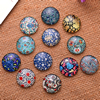 Fashion Mixed Style Round Glass Cabochon Dome Cameo Jewelry Finding 10mm Sold by PC