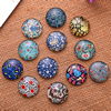 Fashion Mixed Style Round Glass Cabochon Dome Cameo Jewelry Finding 10mm Sold by PC
