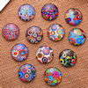 Fashion Mixed Style Round Glass Cabochon Dome Cameo Jewelry Finding 10mm Sold by PC