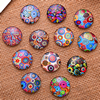 Fashion Mixed Style Round Glass Cabochon Dome Cameo Jewelry Finding 10mm Sold by PC
