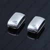 Zinc Alloy Slider, lead-free,8x10x20mm, hole:16.5x4.5mm, Sold by KG